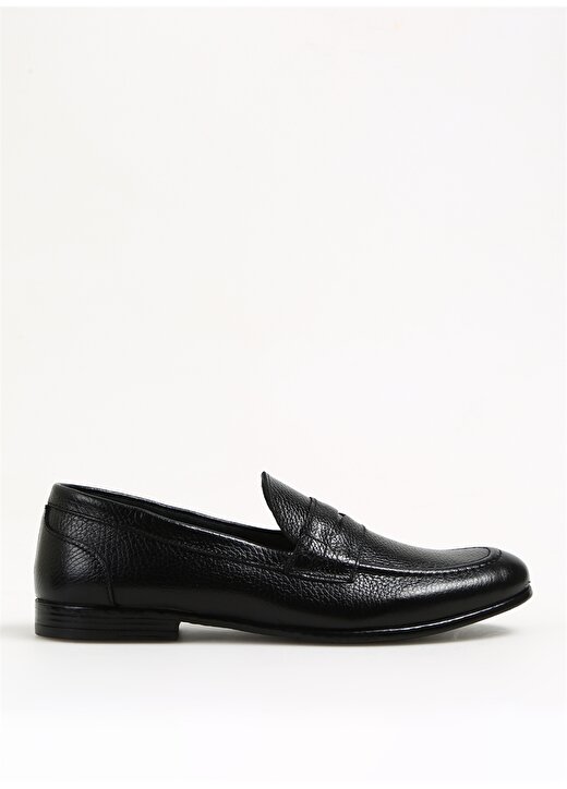 Fabrika Siyah Erkek Deri Klasik Ayakkabı REUBEN 1