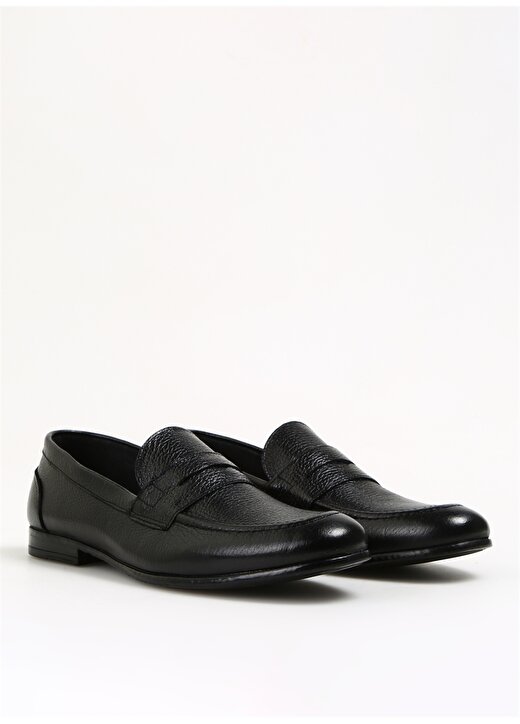 Fabrika Siyah Erkek Deri Klasik Ayakkabı REUBEN 2
