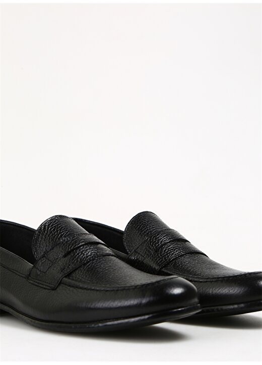 Fabrika Siyah Erkek Deri Klasik Ayakkabı REUBEN 3