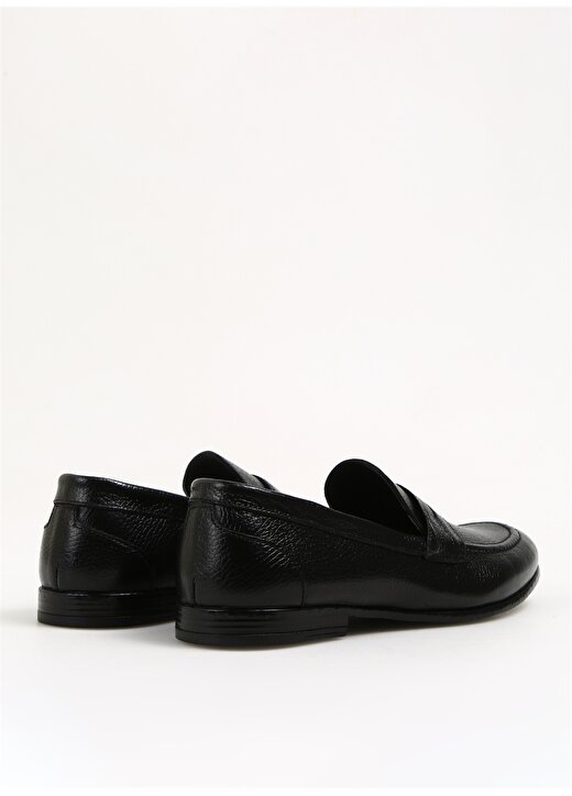 Fabrika Siyah Erkek Deri Klasik Ayakkabı REUBEN 4