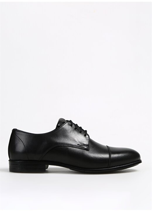 Fabrika Siyah Erkek Deri Klasik Ayakkabı HOPPER 1