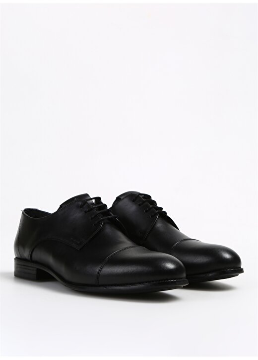 Fabrika Siyah Erkek Deri Klasik Ayakkabı HOPPER 2