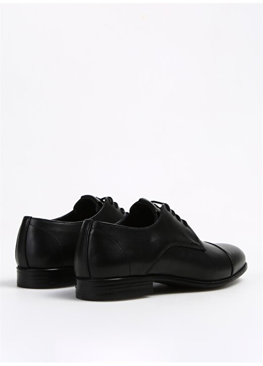 Fabrika Siyah Erkek Deri Klasik Ayakkabı HOPPER 4