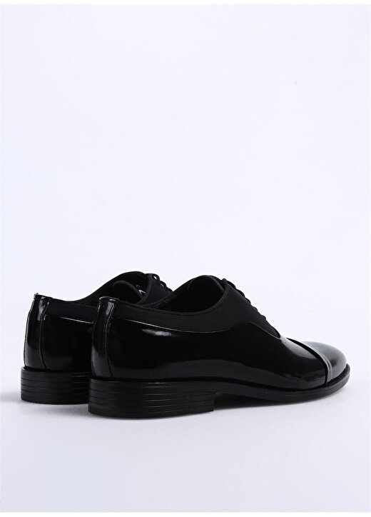 Fabrika Siyah Erkek Deri Klasik Ayakkabı ANUP 3