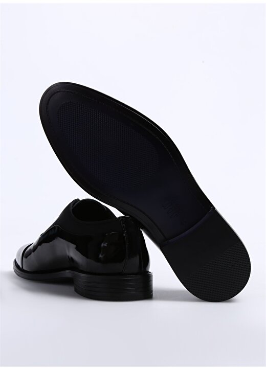 Fabrika Siyah Erkek Deri Klasik Ayakkabı ANUP 4