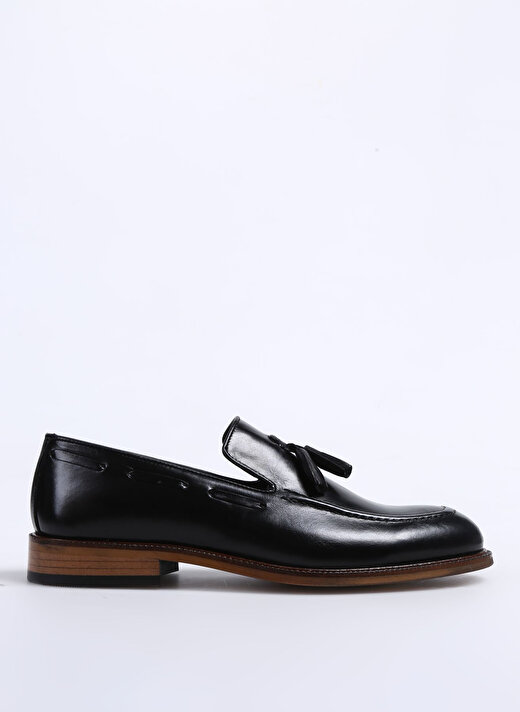 Fabrika Siyah Erkek Deri Klasik Ayakkabı DANYA 1