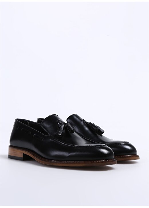 Fabrika Siyah Erkek Deri Klasik Ayakkabı DANYA 2