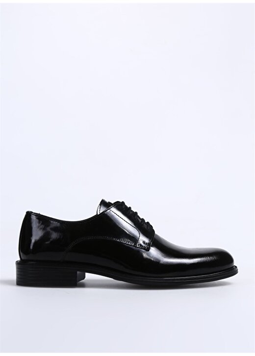 Fabrika Siyah Erkek Deri Klasik Ayakkabı MEONA 1