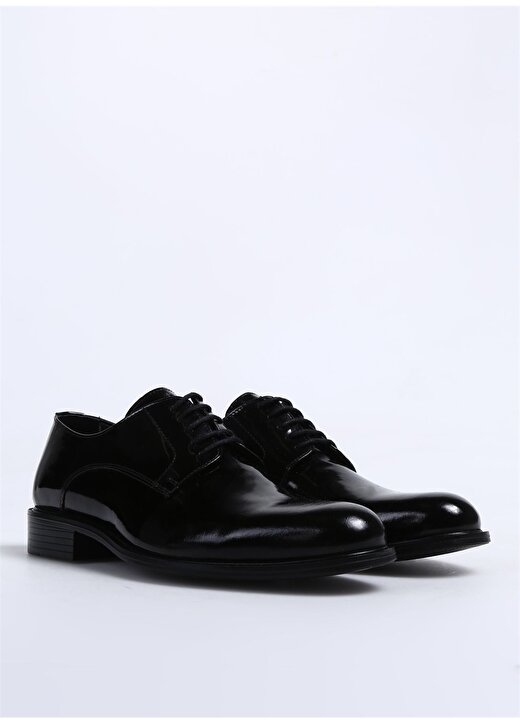 Fabrika Siyah Erkek Deri Klasik Ayakkabı MEONA 2