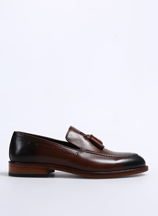 Fabrika Taba Erkek Deri Klasik Ayakkabı DANYA  1