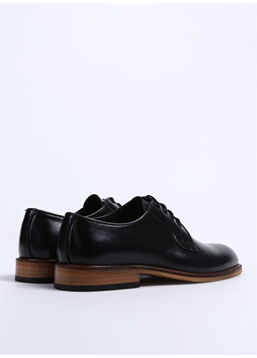 Fabrika Siyah Erkek Deri Klasik Ayakkabı NEBUZ 3