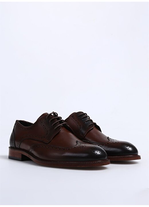 Fabrika Taba Erkek Deri Klasik Ayakkabı IDIR 2
