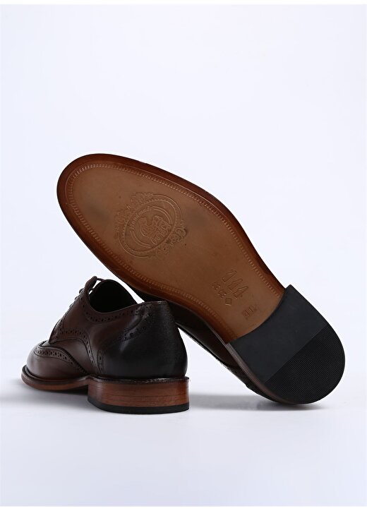 Fabrika Taba Erkek Deri Klasik Ayakkabı IDIR 4