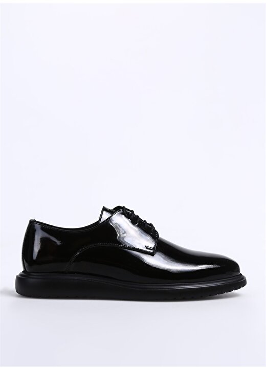 Fabrika Siyah Erkek Deri Klasik Ayakkabı ADELMAR 1