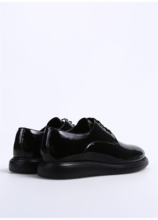 Fabrika Siyah Erkek Deri Klasik Ayakkabı ADELMAR 3