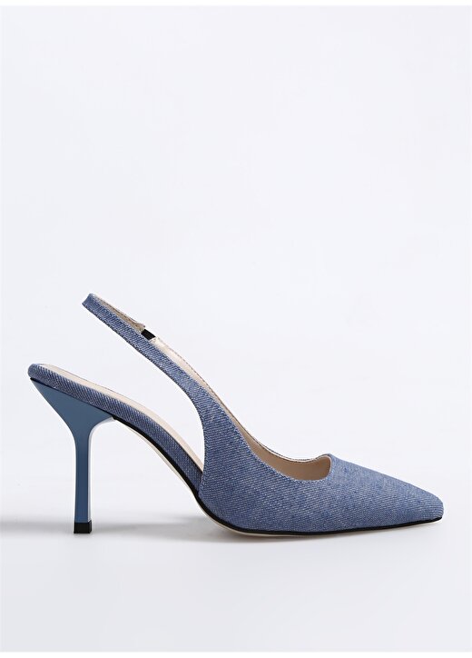 Fabrika Mavi Kadın Topuklu Ayakkabı LINOS DENIM 1