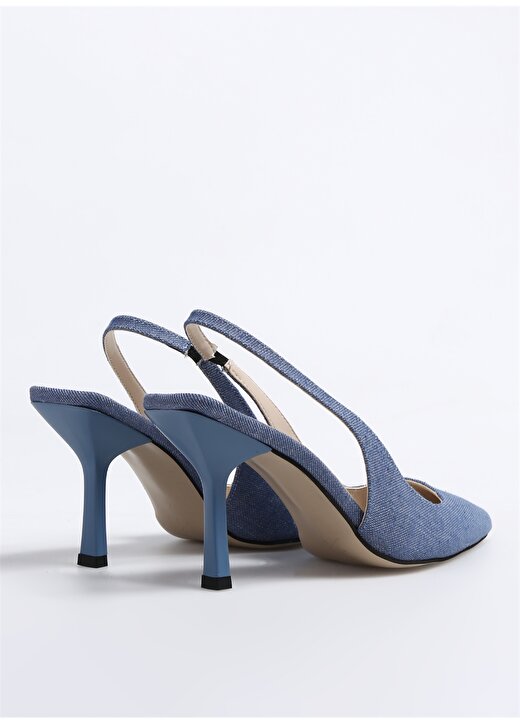 Fabrika Mavi Kadın Topuklu Ayakkabı LINOS DENIM 3