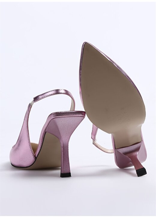 Fabrika Pembe Kadın Topuklu Ayakkabı LINOS 4