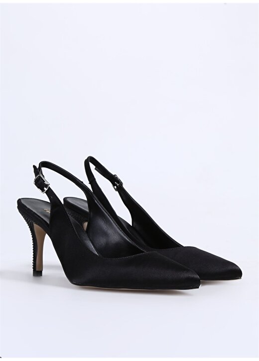 Fabrika Siyah Kadın Topuklu Ayakkabı NIKOS 2