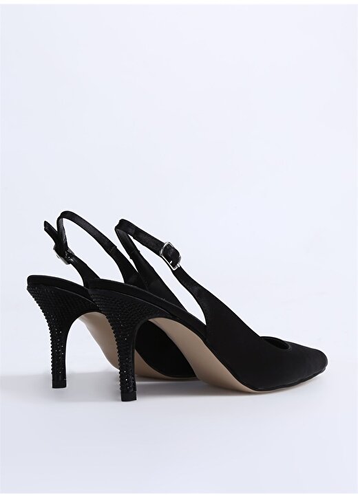 Fabrika Siyah Kadın Topuklu Ayakkabı NIKOS 3