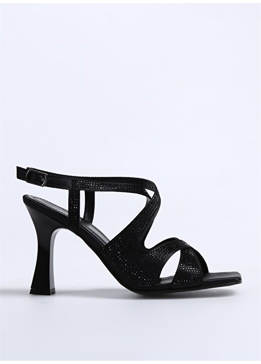 Fabrika Siyah Kadın Topuklu Ayakkabı ALDEGAR 1