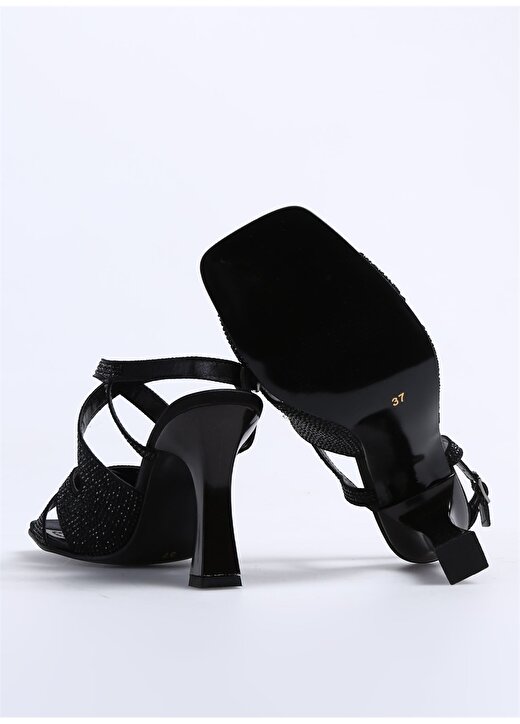 Fabrika Siyah Kadın Topuklu Ayakkabı ALDEGAR 4