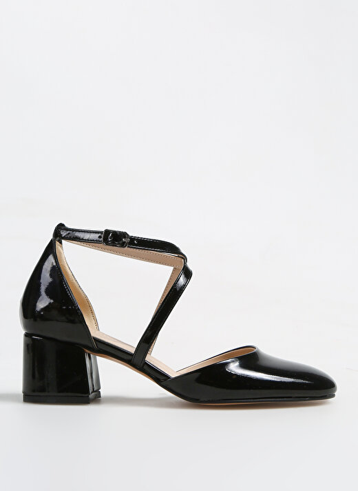 Fabrika Siyah Kadın Topuklu Ayakkabı AGIL  2