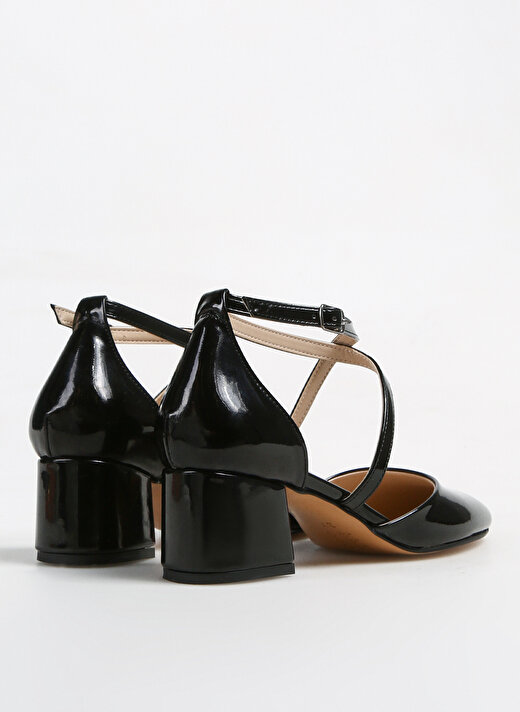 Fabrika Siyah Kadın Topuklu Ayakkabı AGIL  4