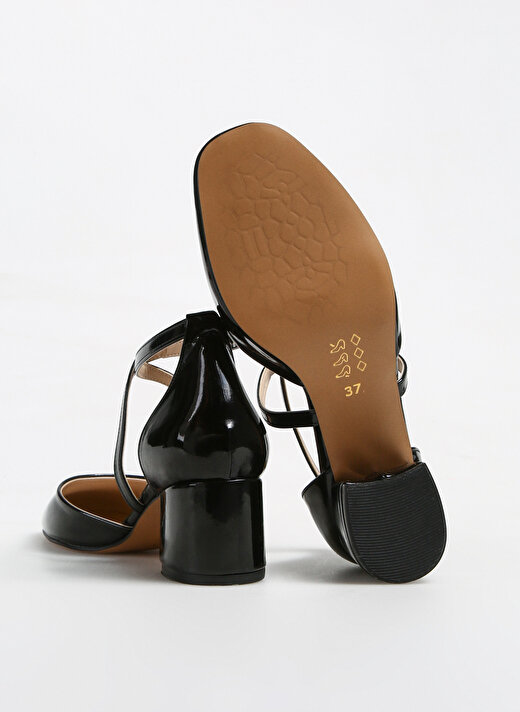 Fabrika Siyah Kadın Topuklu Ayakkabı AGIL  3