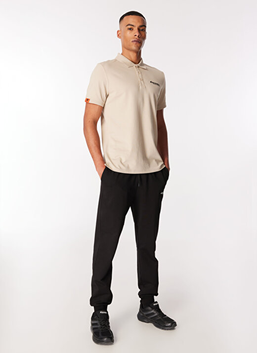 Discovery Expedition Bej Erkek Polo Yaka Basic Polo T-Shirt D4SM-TST3248   2