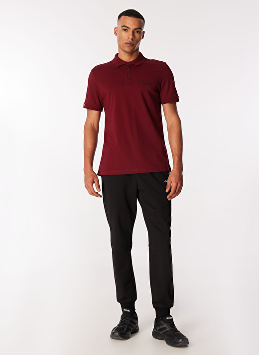 Discovery Expedition Bordo Erkek Relaxed Fit Polo T-Shirt D4SM-TST3248  2