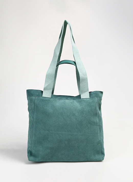 Fabrika Mint Kadın Tote Çanta SUEDE-LARISA   3