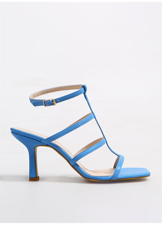 Fabrika Mavi Kadın Topuklu Ayakkabı NELA 1