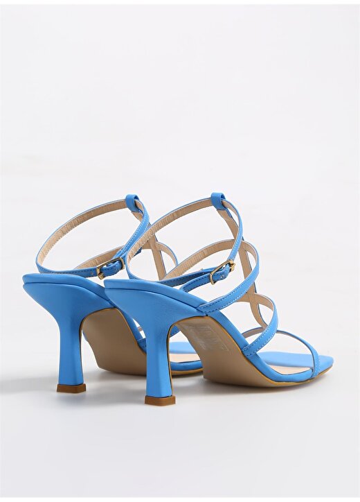 Fabrika Mavi Kadın Topuklu Ayakkabı NELA 4