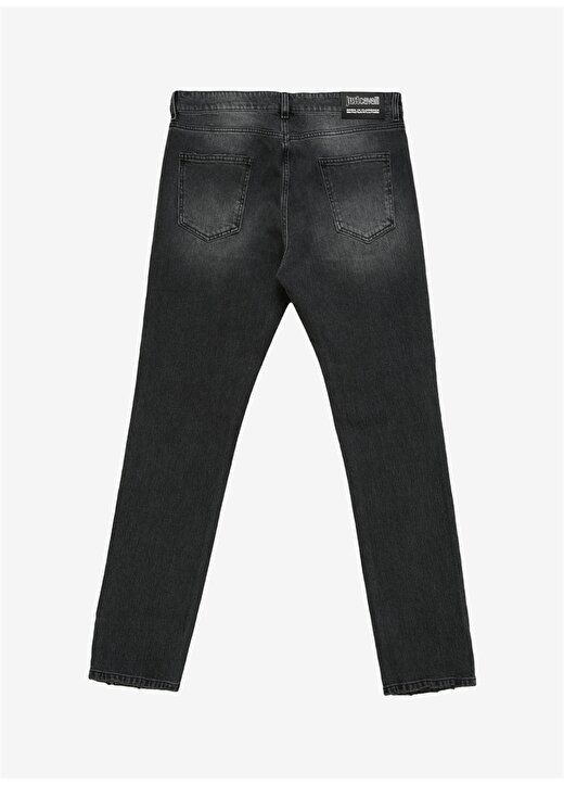 Just Cavalli Normal Bel Normal Paça Slim Fit Siyah Erkek Pantolon 75OAB5S0 2