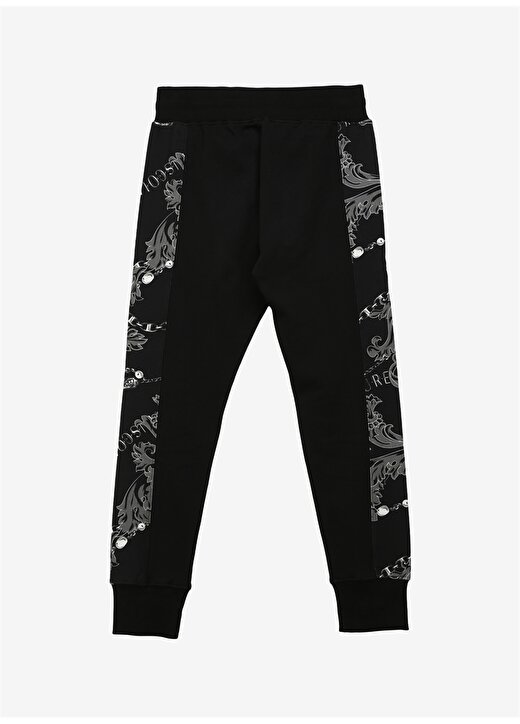 Versace Jeans Couture Lastikli Bel Lastikli Paça Siyah Erkek Chino Pantolon 75GAA3C0FS102899 2
