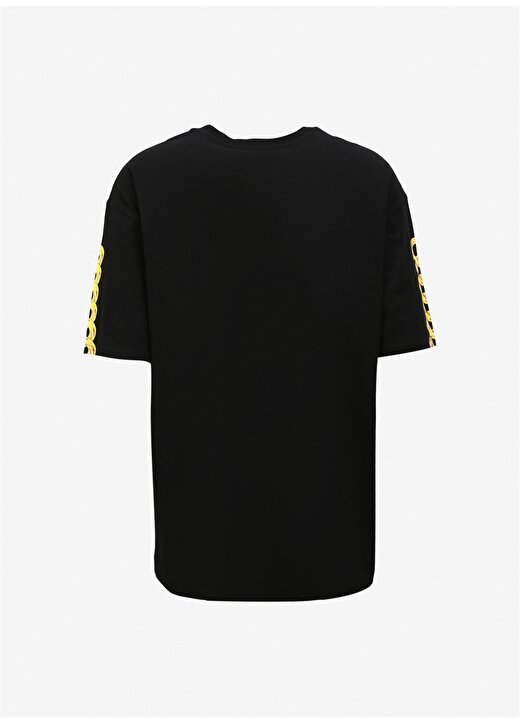 Versace Jeans Couture Bisiklet Yaka Siyah Erkek T-Shirt 75GAHF01CJ00FG89 2