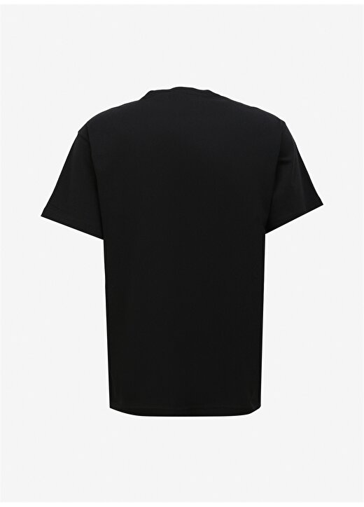 Versace Jeans Couture Bisiklet Yaka Siyah Erkek T-Shirt 75GAHE01CJ00E899 2