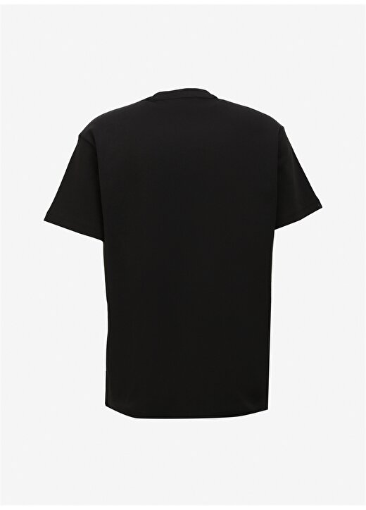 Versace Jeans Couture Bisiklet Yaka Siyah Erkek T-Shirt 75GAHT14CJ02O899 2