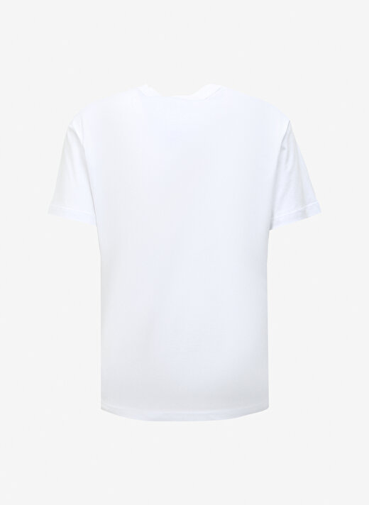 Versace Jeans Couture Bisiklet Yaka Beyaz Erkek T-Shirt 75GAHT05CJ00TG03 2