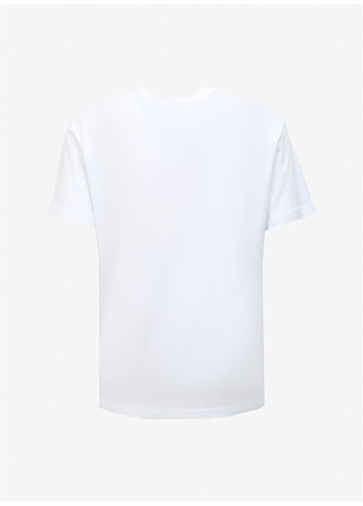 Versace Jeans Couture Bisiklet Yaka Beyaz Erkek T-Shirt 75GAHT05CJ00TG03 2