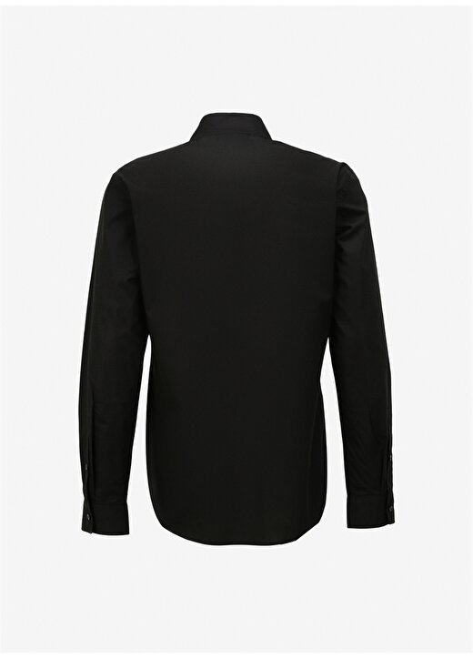Versace Jeans Couture Slim Fit Gömlek Yaka Siyah Erkek Gömlek 75GALYS3CN002899 2