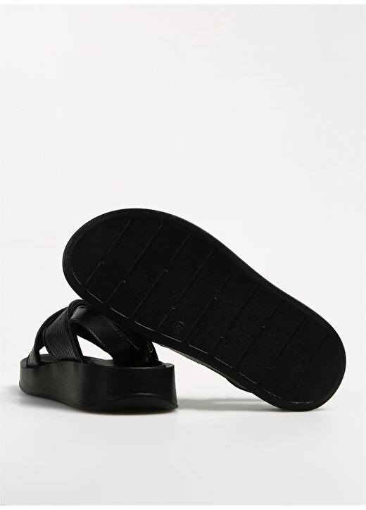 Fabrika Comfort Siyah Kadın Sandalet ZOSI 4