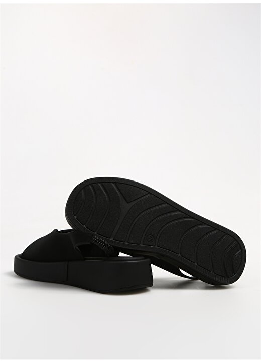 Fabrika Comfort Siyah Kadın Sandalet ALESHA 4