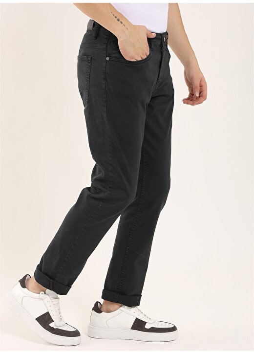 Dufy Standart Bel Normal Paça Slim Fit Antrasit Erkek Pantolon DU1234163003 2