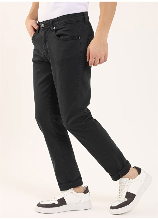 Dufy Standart Bel Normal Paça Slim Fit Antrasit Erkek Pantolon DU1234163003 3