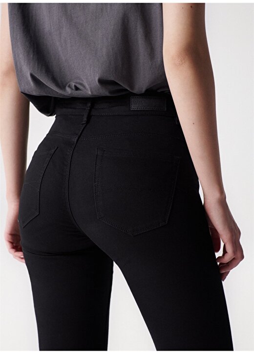 Salsa Jeans Siyah Kadın Yüksek Bel Skinny Fit Denim Pantolon 21001300 4