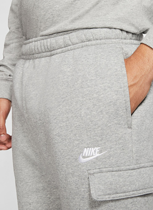 Nike Gri Erkek Uzun Eşofman Altı CD3129-063-M NSW CLUB PANT CARGO BB   2