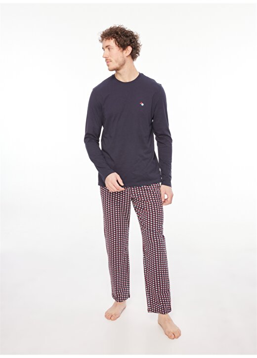 Marks & Spencer Lacivert Erkek Pijama Takımı 0525 2