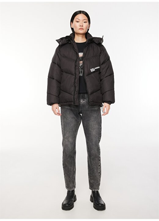 Karl Lagerfeld Jeans Siyah Kadın Mont 235J1552 1